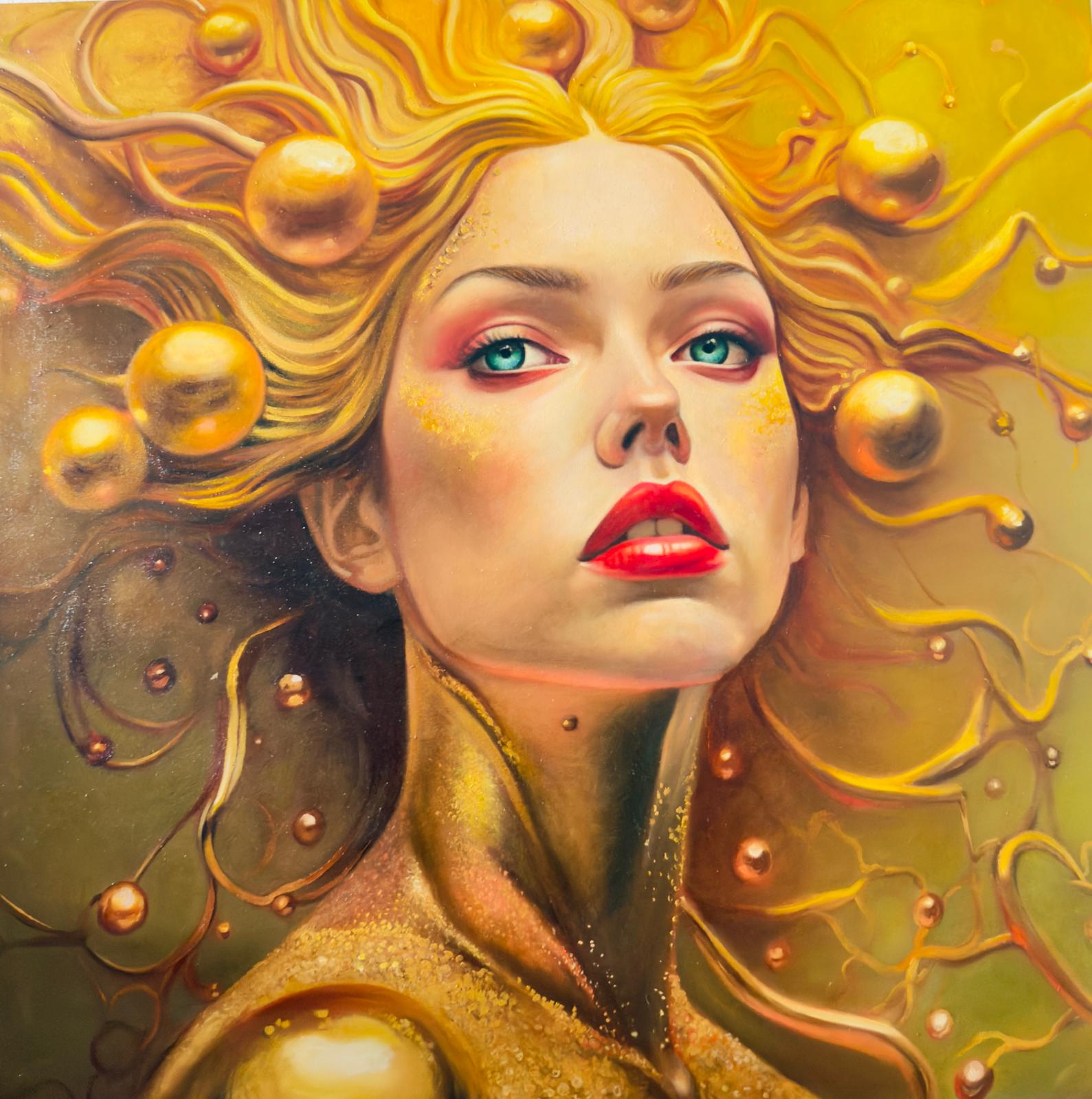 Goddess of Golden Metamorphosis artwork by Nyx Sanguino