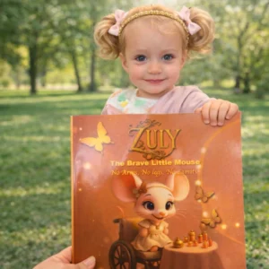 The brave little mouse book by Zuly in girls hand
