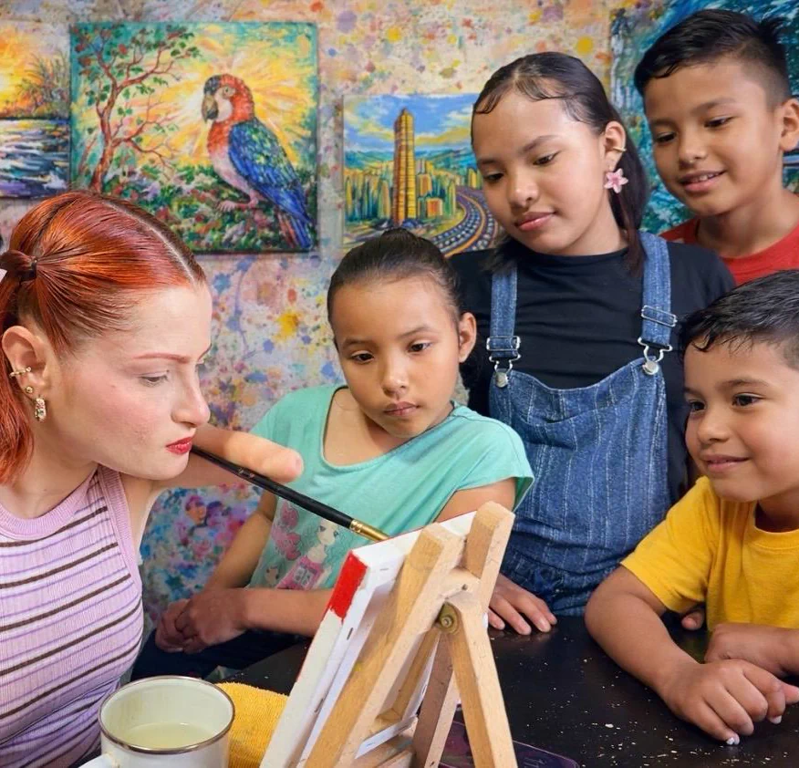 Zuly Sanguino art painting kids